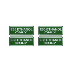TFI Racing 'E85 Ethanol Only' Decal Set - Small