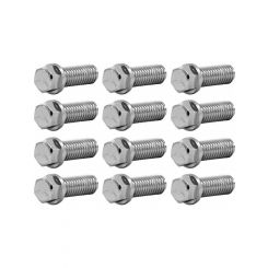 TFI Racing Extractor/Header Bolts 3/8"-16 x 1" Long set of 12 Chrome