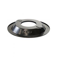 TFI Racing Filter Base 14 Inch Steel Black Recessed 5-1/8" Carb