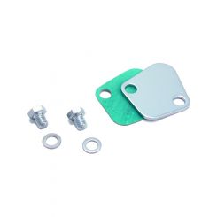 TFI Racing Fuel Pump Block Off Chrome Holden 6 BBC w/ Bolts + Gasket