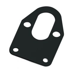 TFI Racing Fuel Pump Mounting Plate Chevrolet Small Block Black Finish
