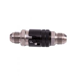 Aeroflow Titanium Quick Release Fitting -3AN EPDM Seal Brake Black