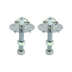 TFI Racing Hood Pin Kit Torsion Clip Type Chrome