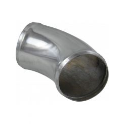 TFI Racing Intake Pipe Intercooler 3" OD 45Deg Polished Alloy Pipe 6"