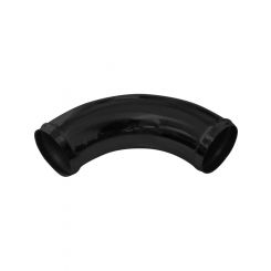 TFI Racing Intake Pipe Intercooler 3" OD 90Deg Black Alloy Pipe 9.5