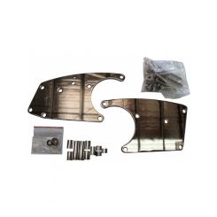 TFI Racing LS Chevrolet Sanden 508 AC Compressor Bracket Kit Chrome