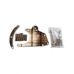 TFI Racing LS Chevrolet SD7 AC Compressor Relocation Bracket Kit Chrome