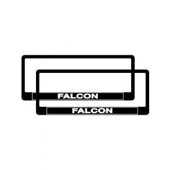 TFI Racing PAIR Falcon Polymer Number Plate Frames Suits 6 Digit Plates