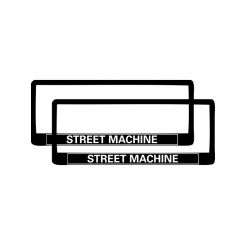 TFI Racing IR Street Machine Polymer Plate Frames Suits 6 Digit Plates