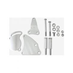 TFI Racing Power Steering Pump Bracket Kit Chrome Steel SBC Swp Type II