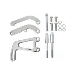 TFI Racing Power Steering Pump Polished Aluminium Bracket Kit SBC Lwp