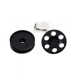 TFI Racing Pulley Alternator Single Groove + Nose Cover Black Alloy
