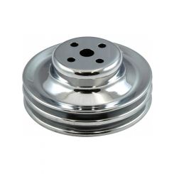 TFI Racing Pulley Water Pump Double Groove Chromed Steel Ford 289W