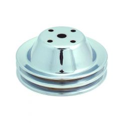TFI Racing Pulley Water Pump Double Groove Lwp Chrome Steel SBC 265-400