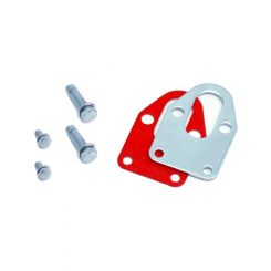TFI Racing SBC Chrome Fuel Pump Mounting Plate w/ Bolts + Gkt