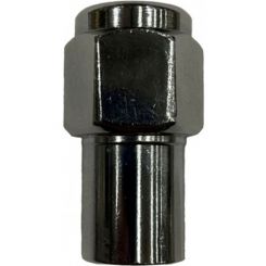 TFI Racing Single Chrome Flat Standard Mag Nut 12mm x 1.5 21mm Hex