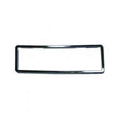 TFI Racing SINGLE Chrome Polymer Number Plate Frame For 6 Digit Plate
