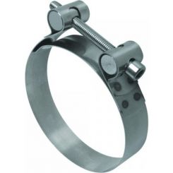 TFI Racing SINGLE Stainless Steel Extra Wide Hose Pipe Clamp 70-80mm