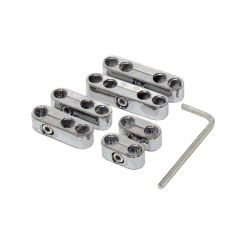 TFI Racing Spark Plug Ignition Lead Wire Separators Pro Style V8 Chrome