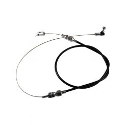 TFI Racing Throttle Cable Assy Kit Fits Carb EFI Black Rubber 36in Long