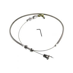 TFI Racing Throttle Cable Assy Kit Fits Carb EFI Braided 29.5" Long
