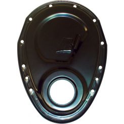 TFI Racing Timing Cover SBC w/ Tab 5" from top Black Steel