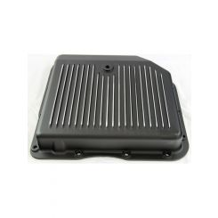 TFI Racing Transmission Pan Fits GM Turbo 350 Black Milled Alloy Gasket