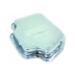 TFI Racing Transmission Pan Fits GM Turbo 400 OEM 2" Depth Chrome Steel