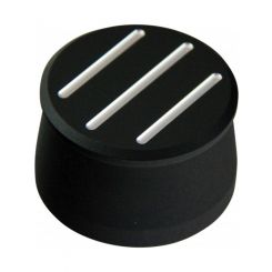 TFI Racing Valve Cover Breather Cap Push In 1" Neck Alloy Black Milled