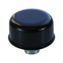 TFI Racing Valve Cover Breather Cap Push In 1" Neck Black Coated Steel