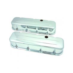 TFI Racing Valve Covers Chrome Chevrolet BB 396-502 Tall Baffled-pr