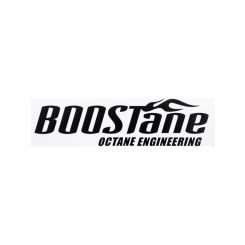 Boostane Octane Engineering Die-Cut Sticker Black 27.5x9.3cm