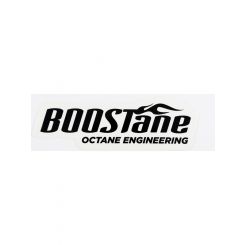 Boostane Octane Engineering Sticker Black 30x10cm