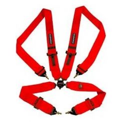 Raceworks Red 4Point Cam Lock Harness