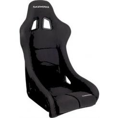 Raceworks Fibre Glass Medium Seat Black Cloth FIA Approve