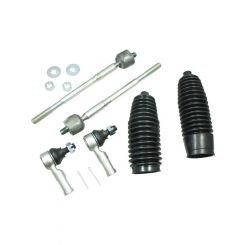 Basco Inner Rack Tie Rod End Pair + Rack Boots Fits Toyota Hilu