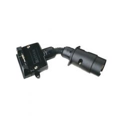 Britax Adaptor 7 Pin Lge Rnd To 7 Flt Trailer Adaptor Common Vic Sa