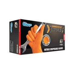 Glove Pkt 50 Orange Rocket Xtra Grip Size XXL Nitrile Gloves