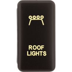 Hulk 4X4 Switch Push Button On / Off Oe Rpl 12V Roof Lights Amber
