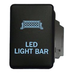Hulk 4X4 Switch Push Button On / Off Oe Rpl 12V Led Light Bar Blue