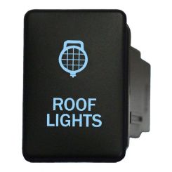 Hulk 4X4 Switch Push Button On / Off Oe Rpl 12V Roof Lights Blue