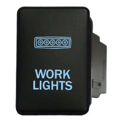 Hulk 4x4 Work Light Switch OE Style Blue 12V Push Button