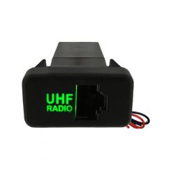 Hulk 4x4 RJ45 UHF Socket Early Fits Toyota Green LED