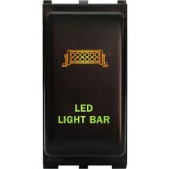 Hulk 4x4 LED Light Bar Switch Amber Green 12V Push Button