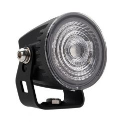 Ignite Led Round Worklamp Flood Beam 9 - 36V 12W 4 LED Black Housing