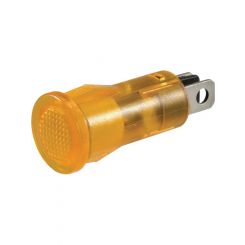 Ignite Amber Led Pilot Lamp 12V Push Fit Suits 12.5mm Opening 2 X