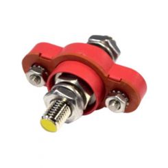 Jaylec Waterproof Pass Thru Power Post Ip67 10mm Red