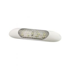 Autolamps Led Interior Lamp 12V Clear Lens With White Frame 16 Led