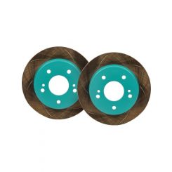 Project Mu Brake Rotors Pair Scr Pure Plus6 Green