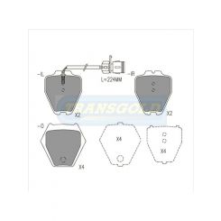 Transgold Brake Pads